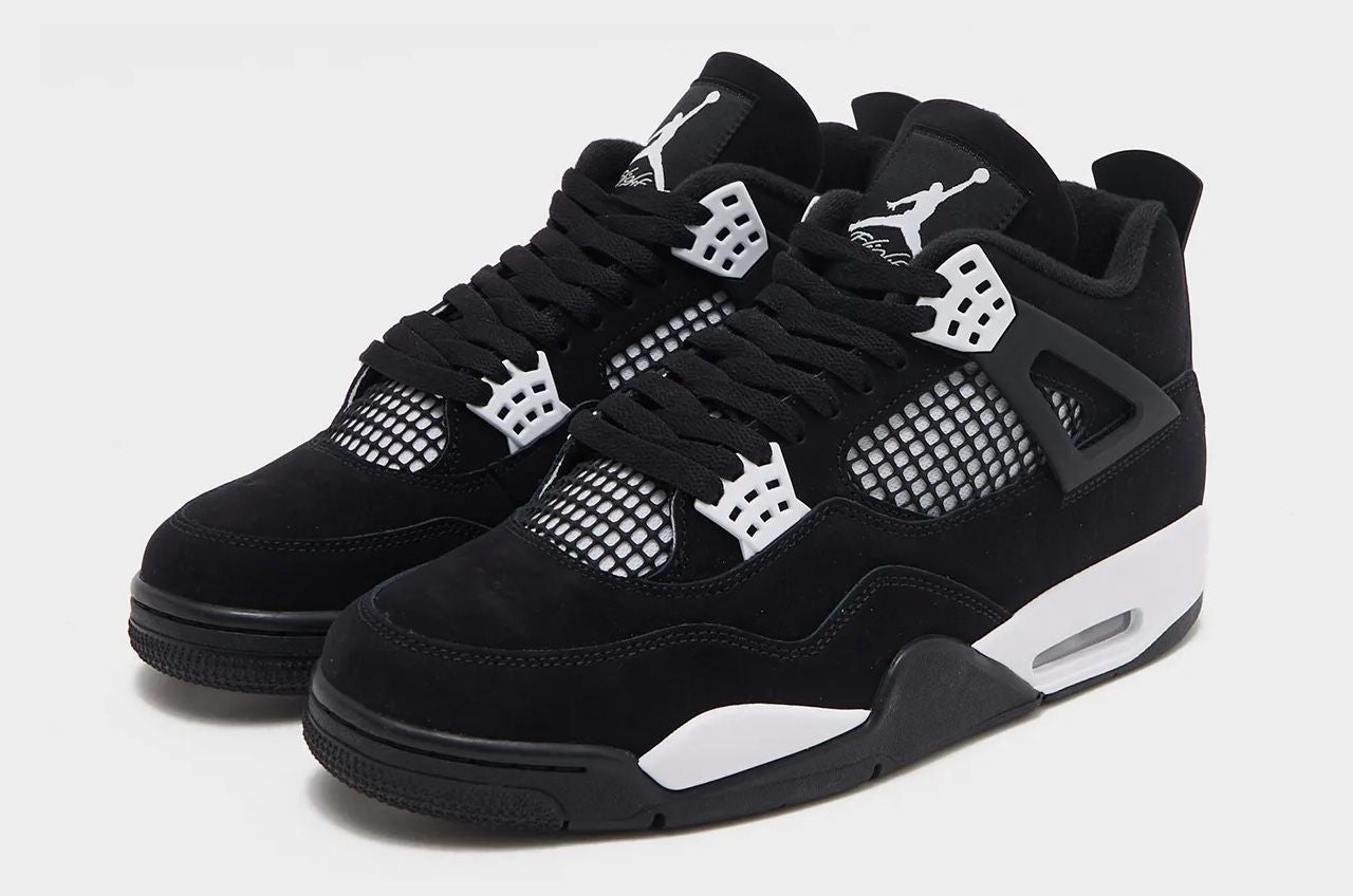 Jordan 4 (white & black)